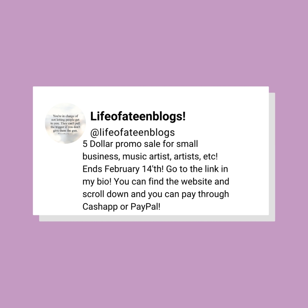 Sale: 5 Dollar promo's